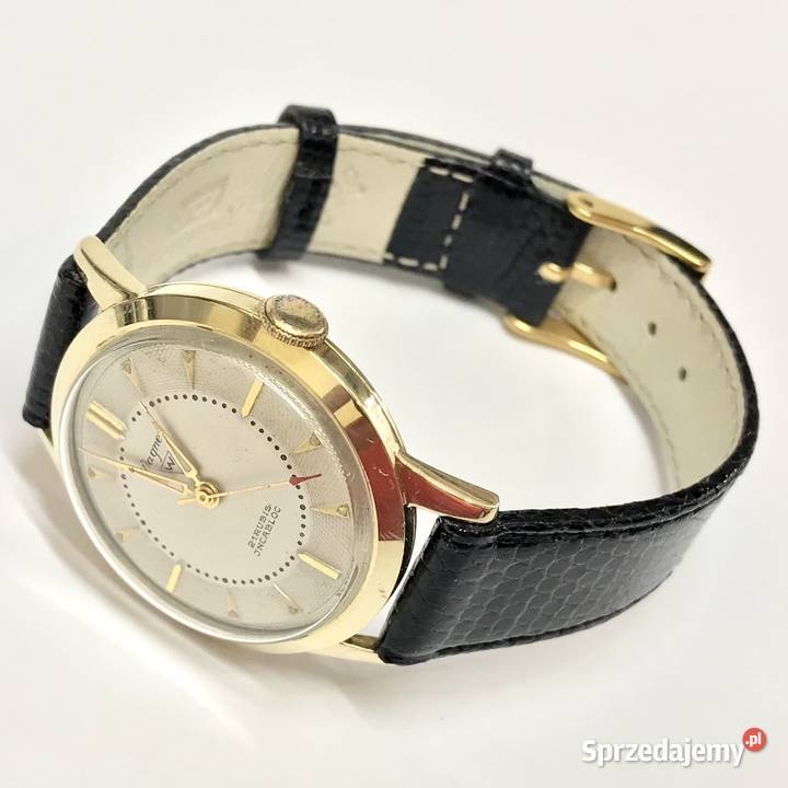 WAGNER 21 Rubis INCABLOC Złoty zegarek męski 585 mazowieckie Warszawa