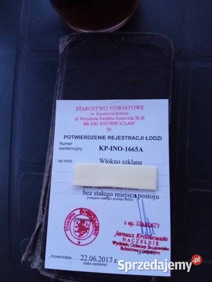 Łódka Wędkarsko Turystyczna kujawsko-pomorskie sprzedam