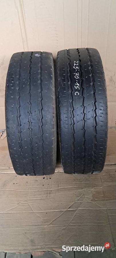 2x opony letnie 225 70 15C CONTINENTAL Części Zamość