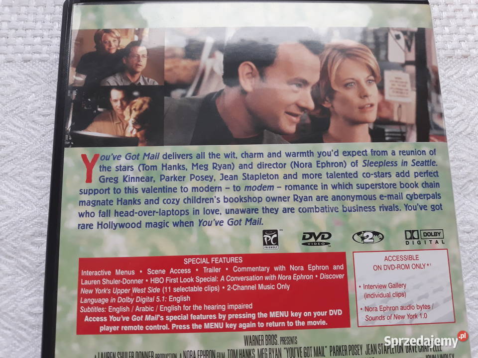 Masz wiadomość You have got mail dvd Tom Hanks pomorskie Gdańsk sprzedam