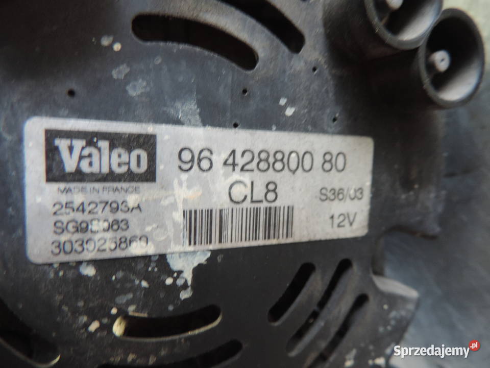 ALTERNATOR PEUGEOT 807 20 16V Nowy Sącz sprzedam