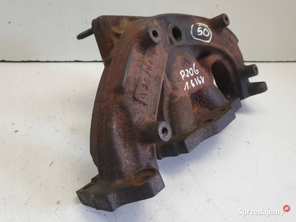 KOLEKTOR WYDECHOWY Peugeot 206 16 16V Kolektory wydechowe Chełm