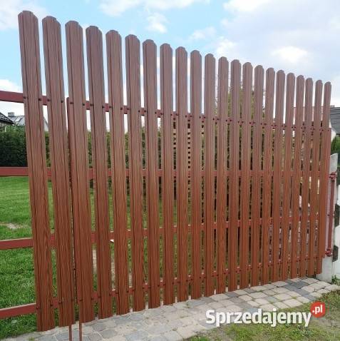 Sztachety metalowe profilowane z blachy Tczów