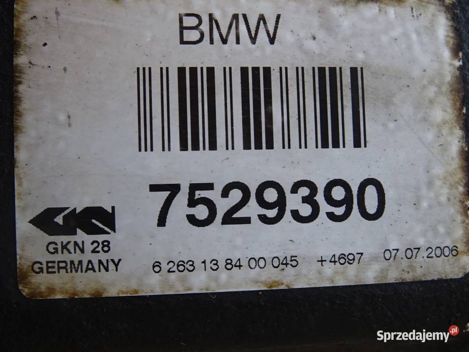 BMW E60 E61 xdrive dyferencjał skrzynia półoś Parcice