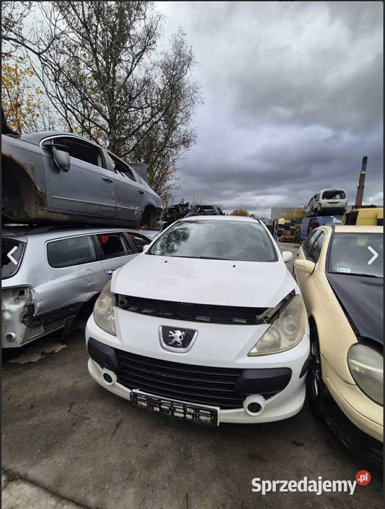 Peugeot 307 SW 16HDI 2007 maska zderzak na Nowy Targ