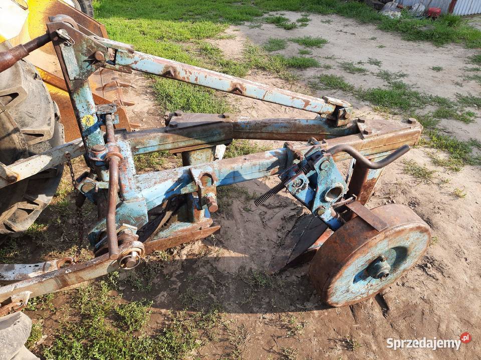 Duży pług 2 skibowy Unia Grudziądz nieuszkodzony