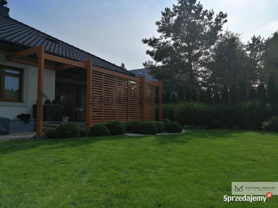 Nowoczesna pergola ogrodowa