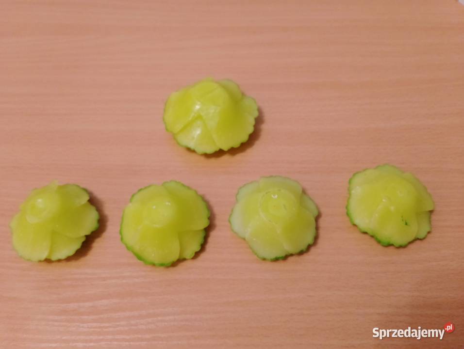 ŚWIECE pływające 5 sztuk zielone kwiatki Złotniki