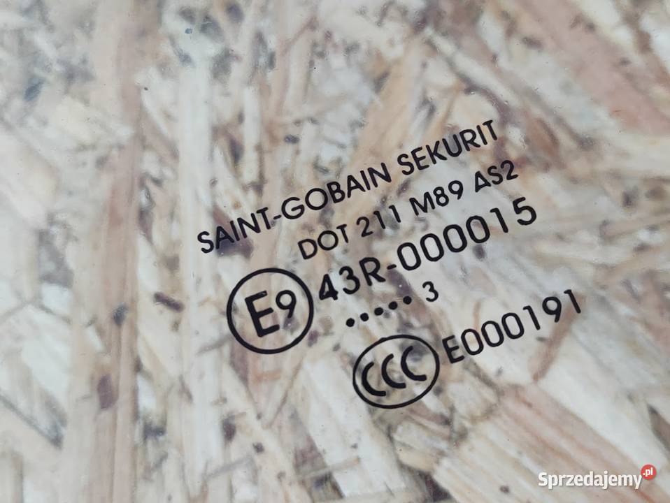 Szyba Drzwi Lewy Przód CElysee 1217 Pleszew