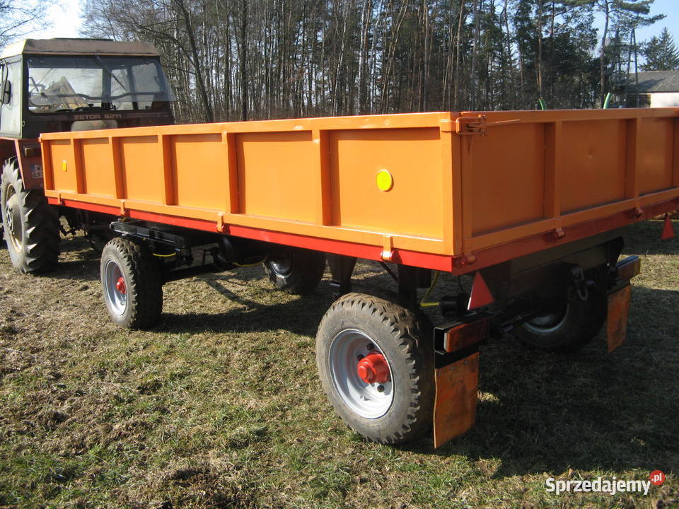 przyczepa d46 d35 d732 2 stronny wywrot stan Ryki