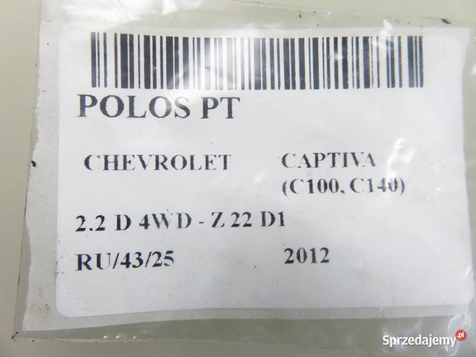 PÓŁOŚ PRAWA TYLNA CHEVROLET CAPTIVA 22 D osobowe małopolskie sprzedam