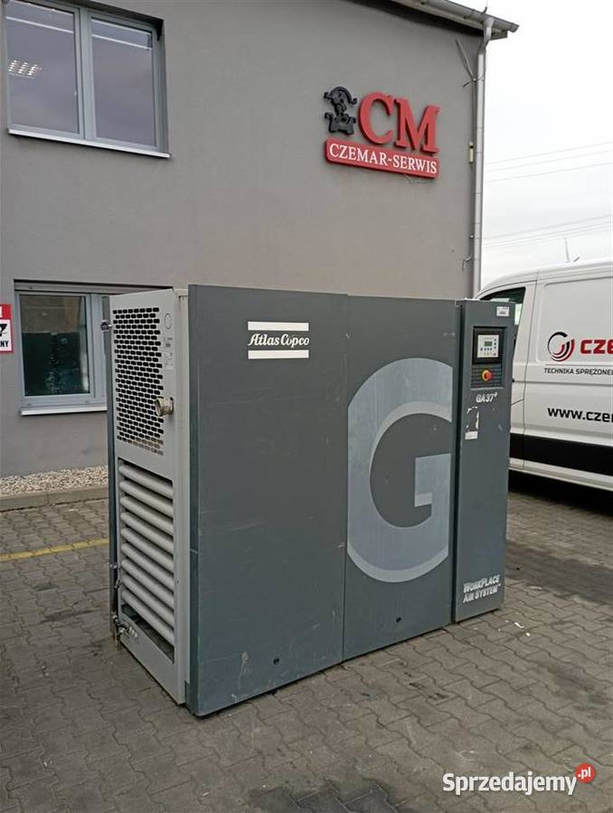 Sprężarka śrubowa ATLAS COPCO GA37 PLUS 37kW Wilków