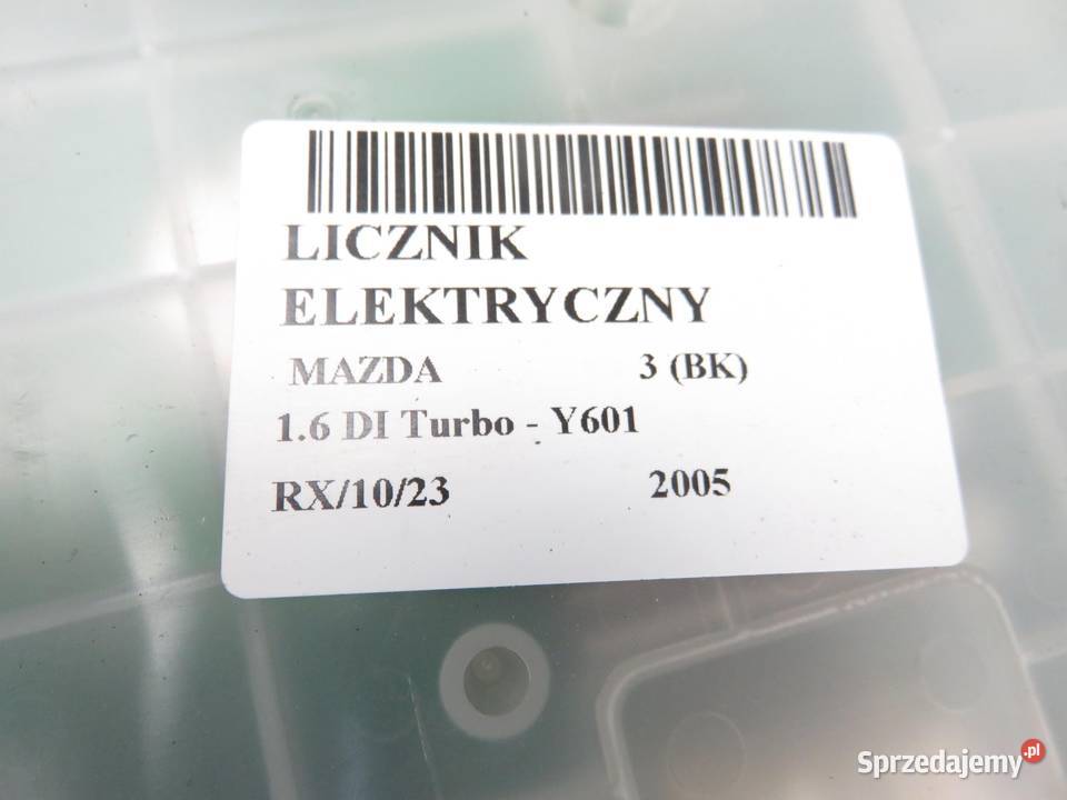 LICZNIK MAZDA 3 BK 16 DI Turbo 4TBN9JA
