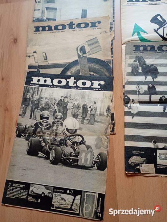 Czasopismo Motor z 1983 1984r Rybnik