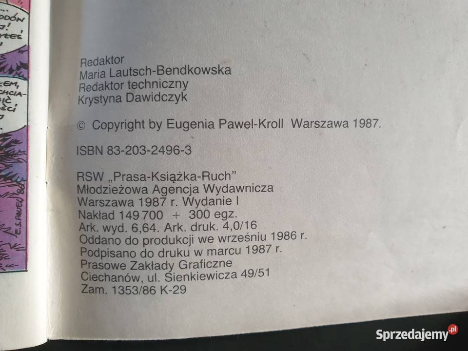 Szarlota Pawel Smocze Jajo Kleks wyd I 1987 dla dzieci sprzedam
