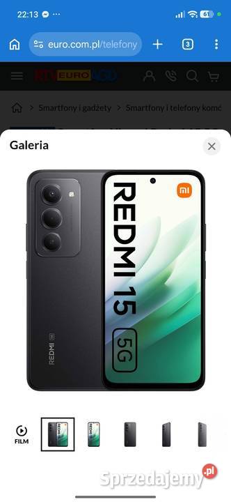 Redmi 15 nowy smartfon wielkopolskie Poznań sprzedam