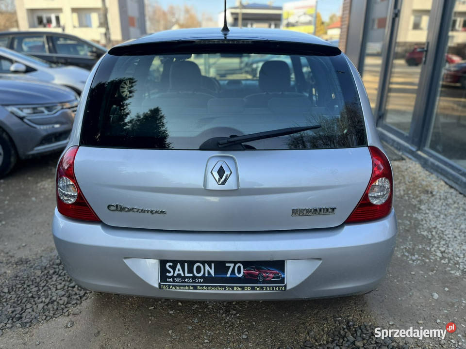 Renault Clio 12 Clio Campus Wspomaganie El szyby Rok produkcji 2007 Częstochowa sprzedam