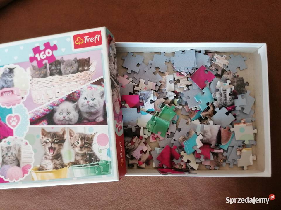 Puzzle Trefl Urocze kotki 160 elementów 41 x 275 Łódź