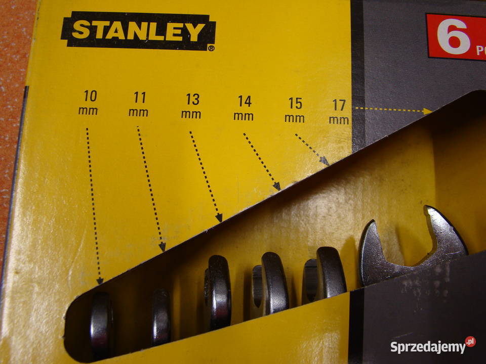 Zestaw kluczy płaskooczkowych STANLEY M 1017 Ref Bielsko-Biała