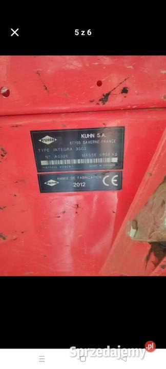 Siewnik zestaw siewny Kuhn Integra 3003