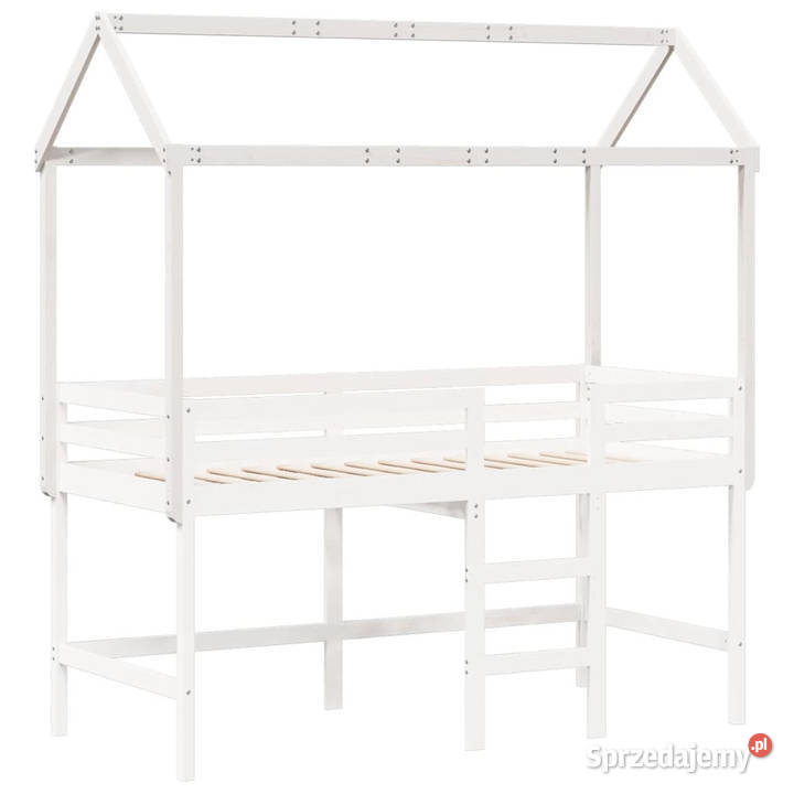 Daszek do łóżka dziecięcego biały 207x805x1515 Warszawa