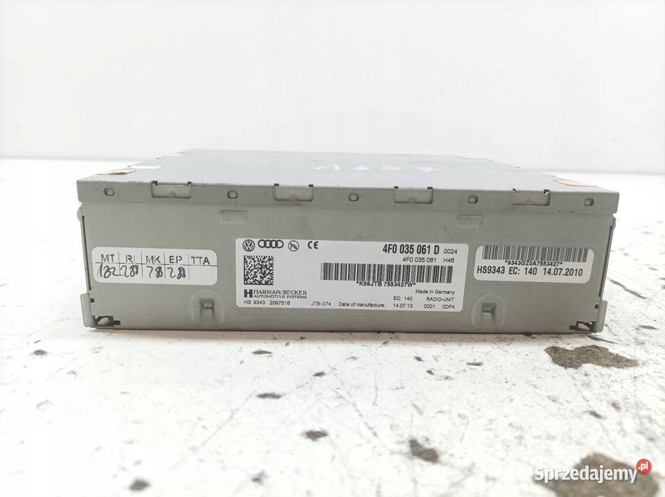 RADIO 4F0035061D Audi A6 III 20042011 C6