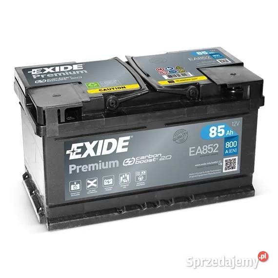 Akumulator Exide Premium 85Ah 800A PRAWY PLUS Rumia