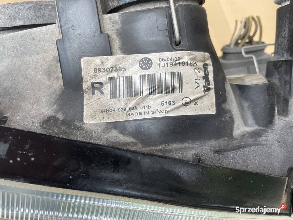 Reflektor lampa przód prawa lewa volkswagen golf Szczecin