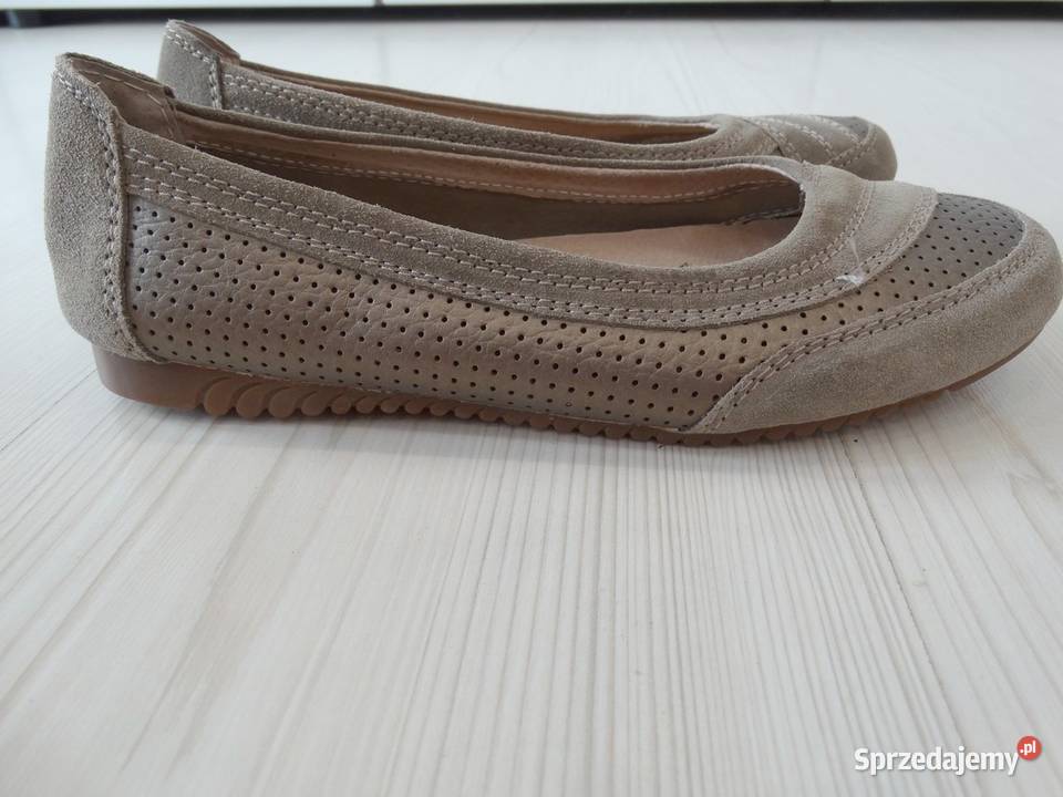 Buty Skórzane Skóra Naturalna Półbuty Baleriny sprzedam