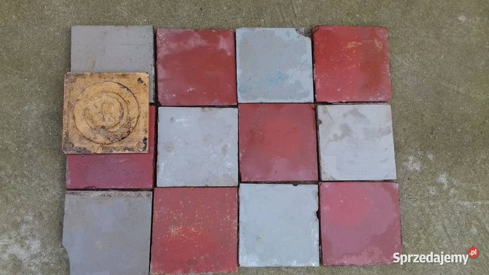 Stare 120 lat plytki podlogowe ceramiczne Lubań sprzedam