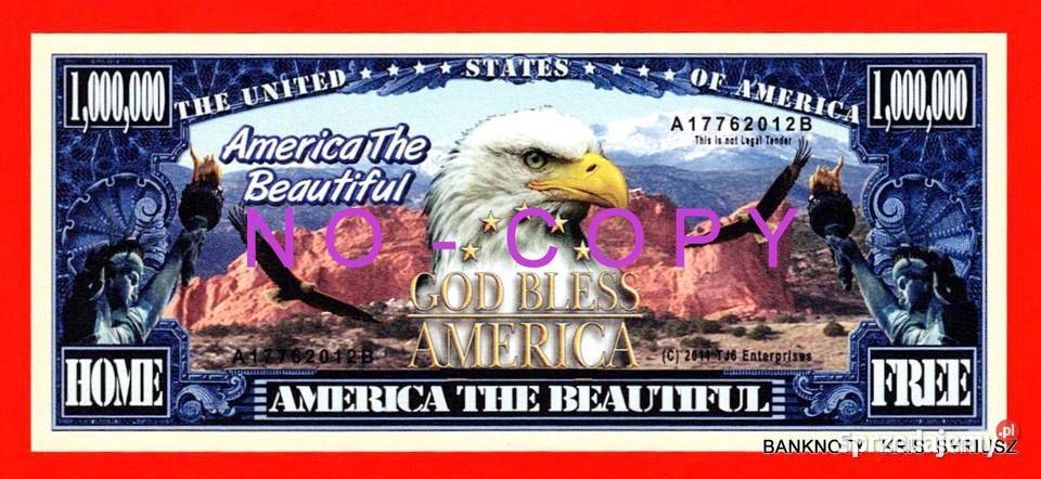 1 Milion Dolarów USA 2024r Joe Bieden UNC Kolor Wrocław