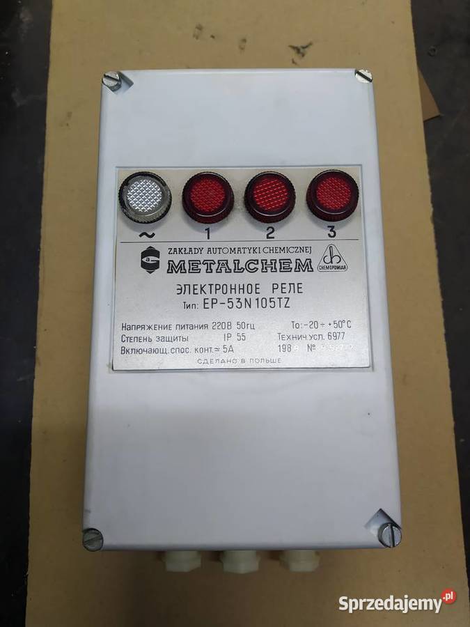 Sygnalizator Poziomu ESP METALCHEM EP53N105T Części i akcesoria Szydłowiec sprzedam