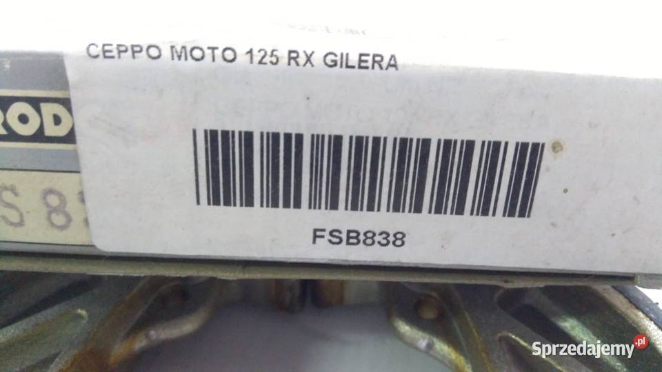 Szczęki hamulcowe tył FERODO 140x25 mm GILERA podlaskie Bielsk Podlaski