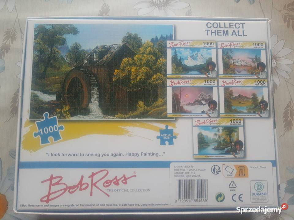 Puzzle 1000 elementów Bob Ross nowe ciekawa Zabawki Karczmiska Pierwsze