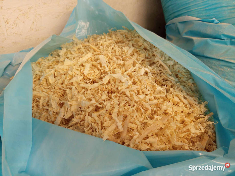 Wióra wiórka świerkowe suche Worek 240l małopolskie Skomielna Czarna