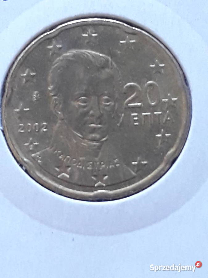 20 Eurocentów Grecja 2002 r men E