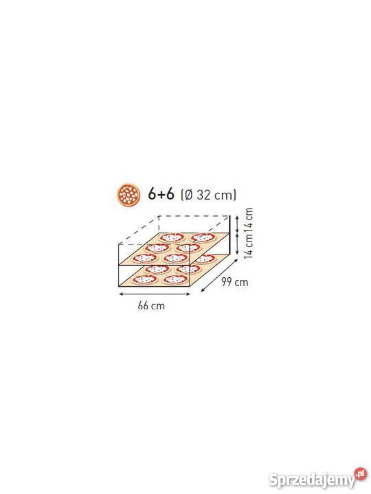 Piec do pizzy 2 komory 12x32 400V profesjonalny Gastronomia śląskie Poczesna