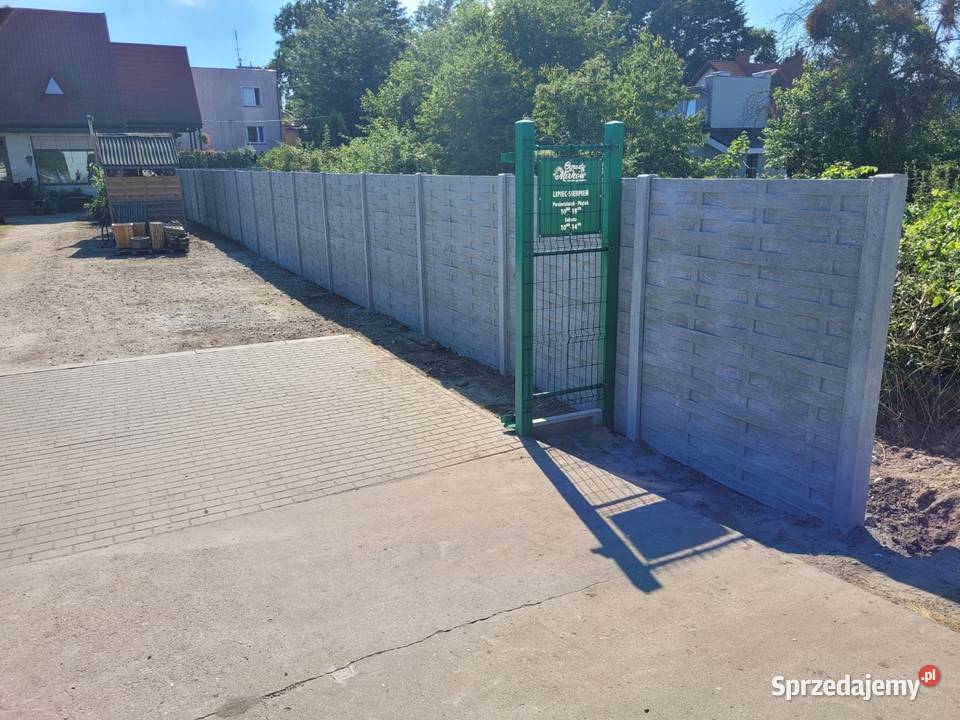 Ogrodzenia betonowe Kościan Montaż