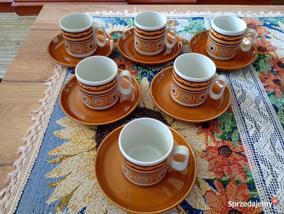 Zestaw do espresso Włoskiej marki Tognana z lat Warszawa