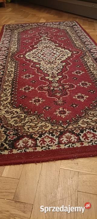 Dywan Kilim PRL wzór orientalny Tkaniny