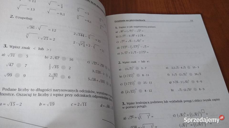 Matematyka 2 z plusem zeszyt ćwiczeń gimnazjum Gdańsk