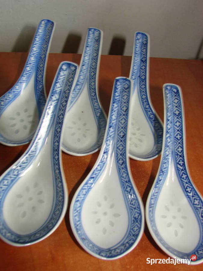 łyżeczki chińskie ryżowa porcelana Pruszcz Gdański