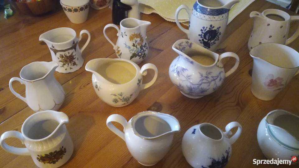 Mleczniki porcelana sygnowana Nysa