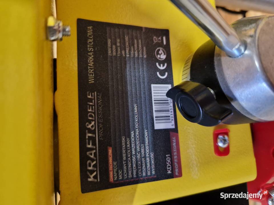 WIERTARKA KOLUMNOWA STOŁOWA SŁUPOWA 1850W IMADŁO wielkopolskie Głogowa sprzedam