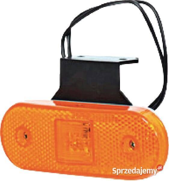 Lampa obrysowa LED prostokątna 1224V z przewodem Oświetlenie Kamionna