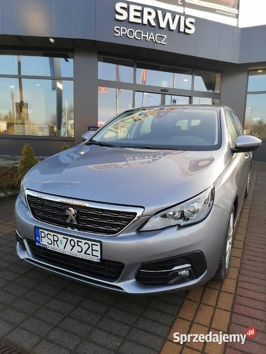 Piękny Peugeot 308 T9 Polift welurowa tapicerka Środa Wielkopolska