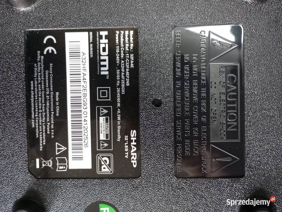 Sharp 32FA4E Sharp Telewizory kujawsko-pomorskie Bydgoszcz