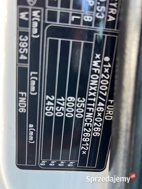 sprzedam samochód dostawczy ford transit Bielsk