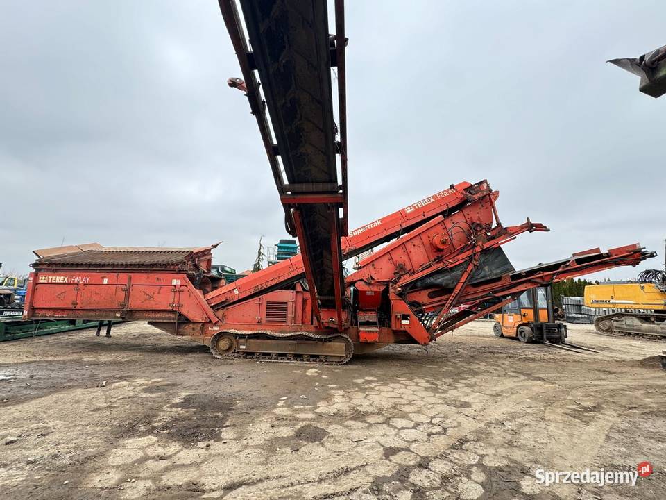 Mobilny przesiewacz Terex Finlay 683 Maszyny budowlane Kołodziejewo