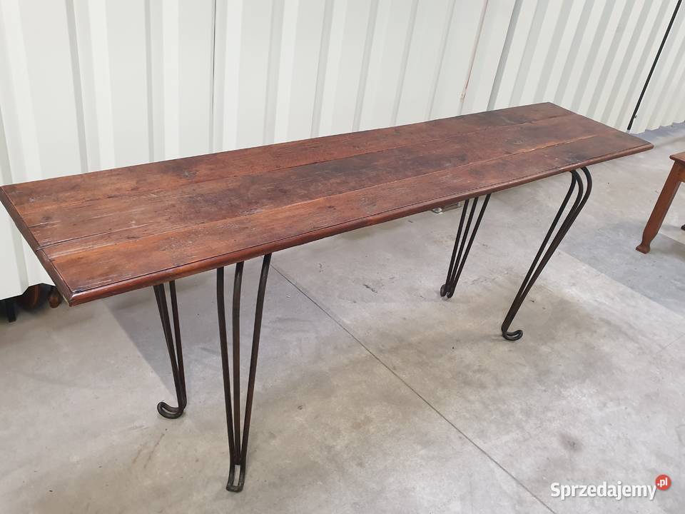 Antyk Konsola Stół przyścienny ręcznie wykonany Gdańsk